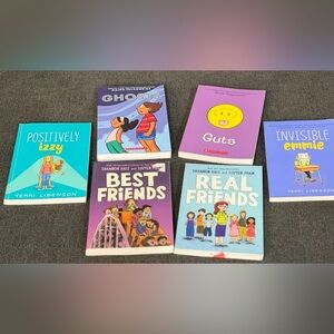 Graphic Novels Set—By Terri Libenson, Raina Telgemeier, and Shannon Hale